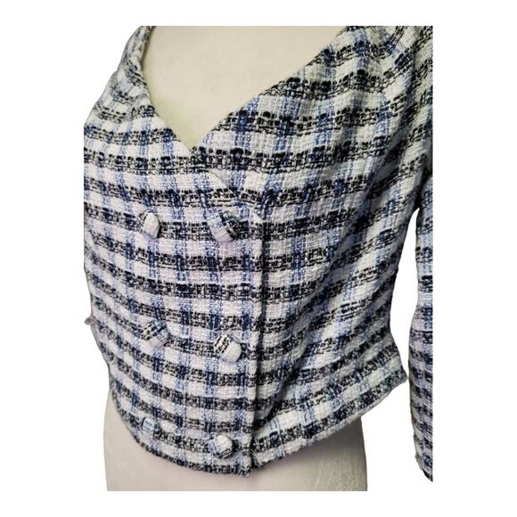 Zara textured off the shoulder crop top - Picture 5 of 13